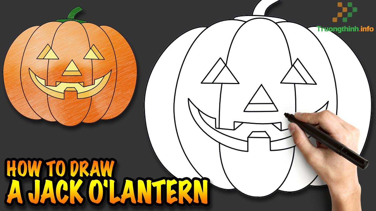                       Các hình vẽ Halloween đơn giản, dễ thương nhất