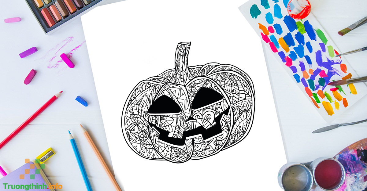                       Các hình vẽ Halloween đơn giản, dễ thương nhất