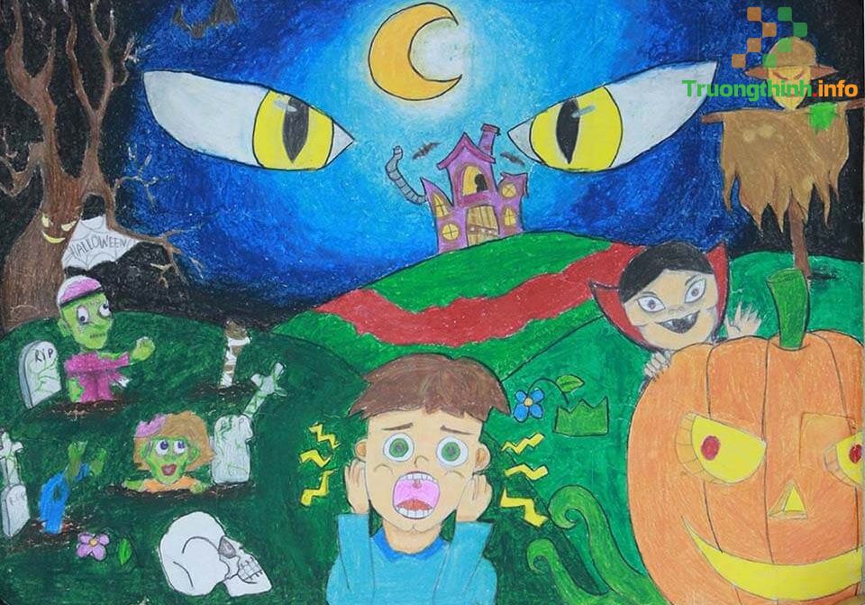                       Các hình vẽ Halloween đơn giản, dễ thương nhất