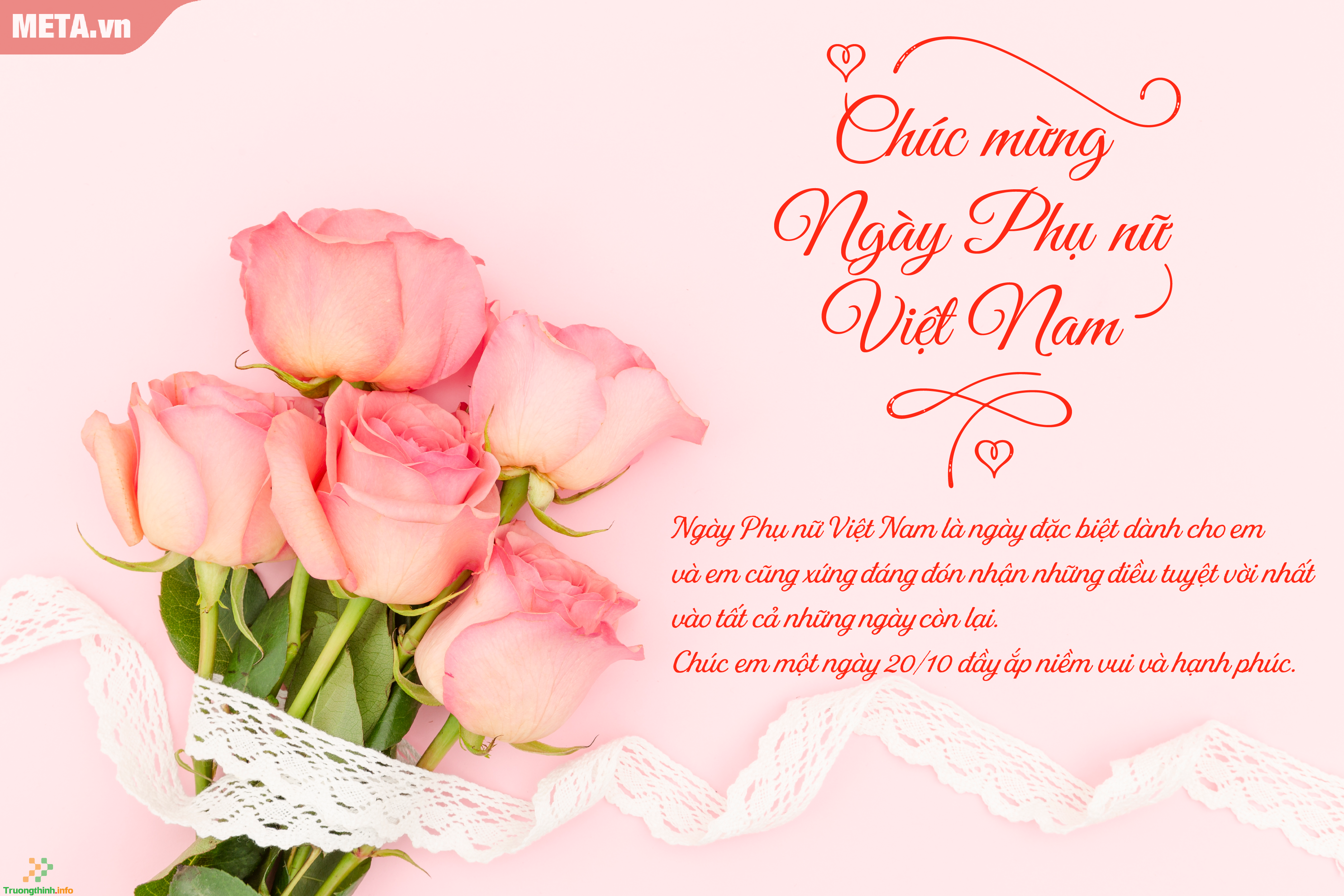                       Lời chúc 20/10 cho người yêu, bạn gái, vợ yêu ngọt ngào nhất