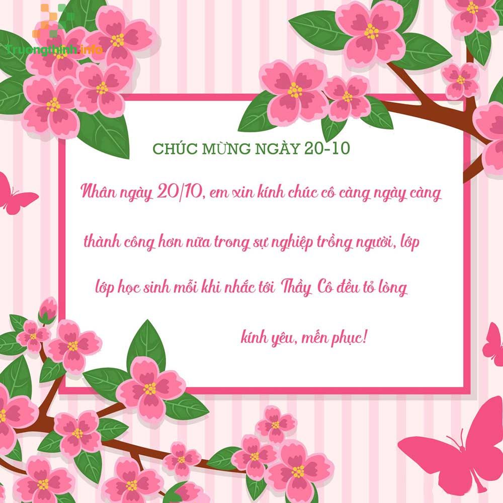                      Thiệp chúc mừng 20/10 cho mẹ, cô giáo đẹp nhất