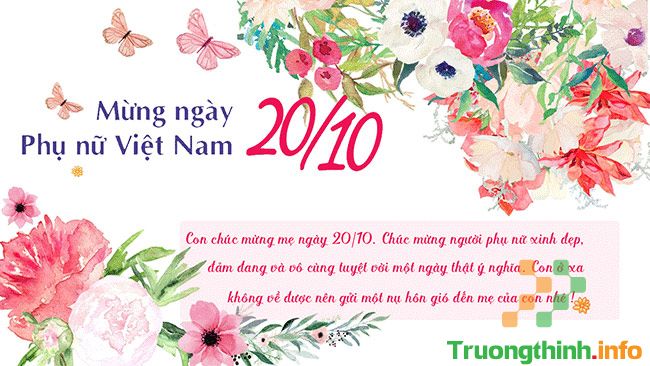                       Thiệp chúc mừng 20/10 cho mẹ, cô giáo đẹp nhất