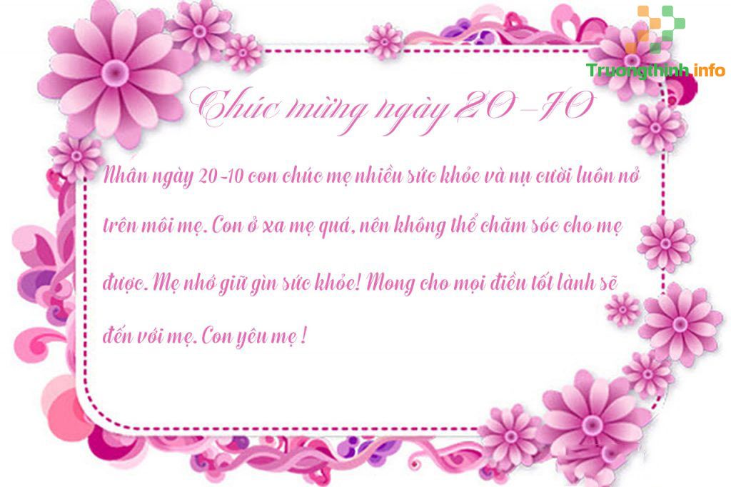                       Thiệp chúc mừng 20/10 cho mẹ, cô giáo đẹp nhất