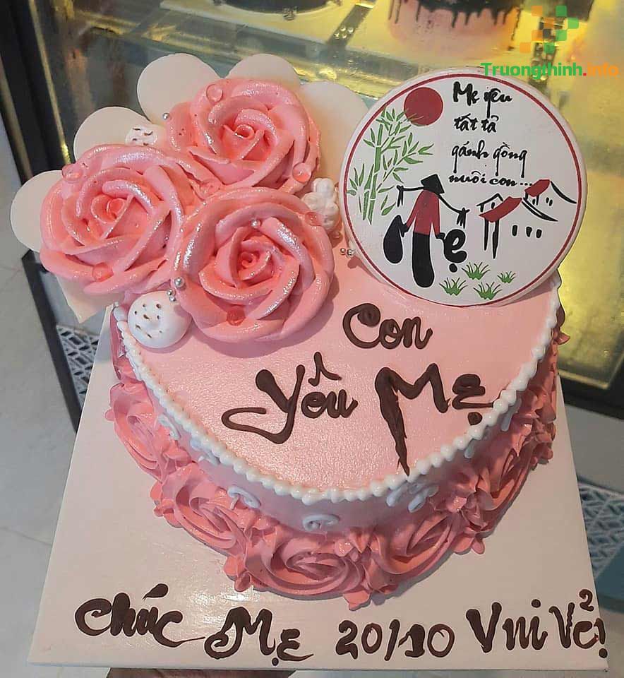                       Mẫu bánh kem 20/10 tặng mẹ, tặng vợ đẹp nhất
