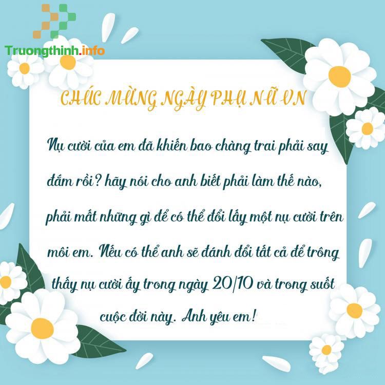                       Thiệp chúc mừng 20/10 tặng cho vợ, bạn gái đẹp nhất