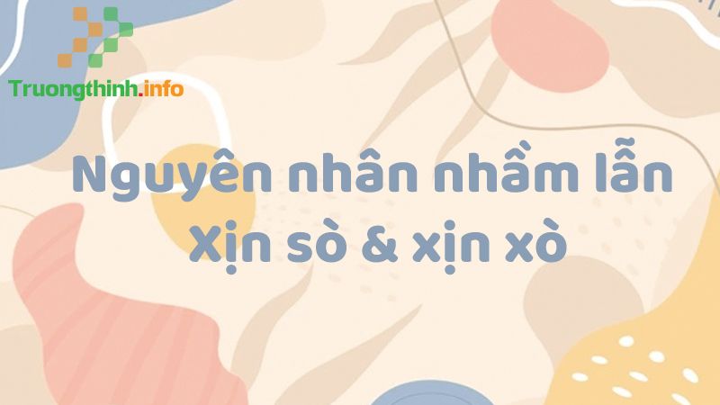 1️⃣】 Xịn Sò Hay Xịn Xò, Từ Nào Mới Là Đúng Chính Tả? Câu Trả Lời Đúng Nhất  - Tin Công Nghệ - Trường Thịnh ™