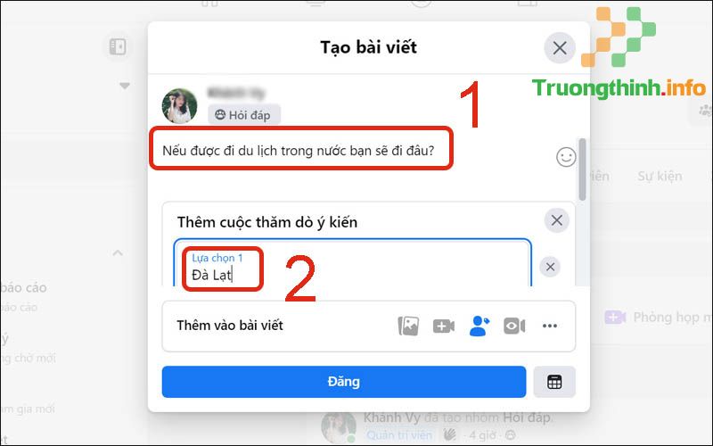 [Video] Cách tạo cuộc thăm dò ý kiến trên nhóm Facebook cực đơn giản - Tin Công Nghệ