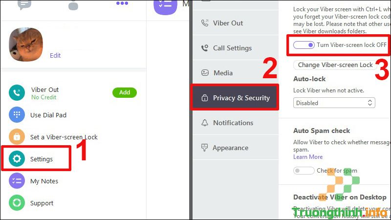 Cách cài mật khẩu mã hóa màn hình cho Viber trên máy tính nhanh chóng - Tin Công Nghệ