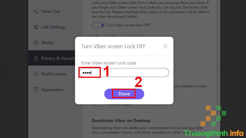 Cách cài mật khẩu mã hóa màn hình cho Viber trên máy tính nhanh chóng - Tin Công Nghệ