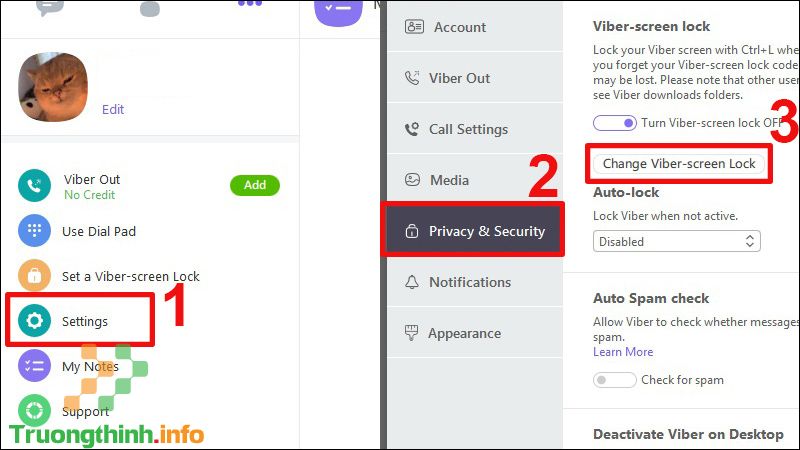 Cách cài mật khẩu mã hóa màn hình cho Viber trên máy tính nhanh chóng - Tin Công Nghệ