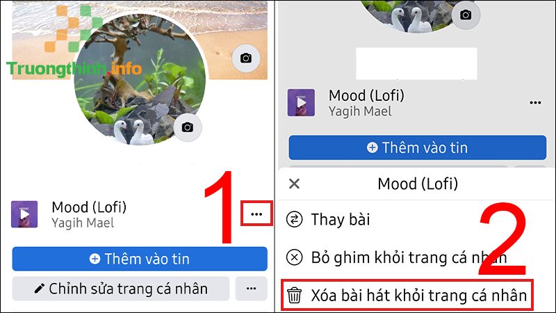 Cách thêm và xóa/bỏ ghim bài hát trên tiểu sử trang cá nhân Facebook - Tin Công Nghệ