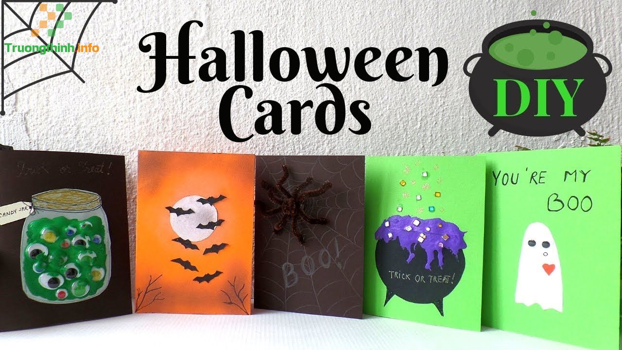                       Cách làm thiệp mời, thiệp chúc Halloween đơn giản mà đẹp