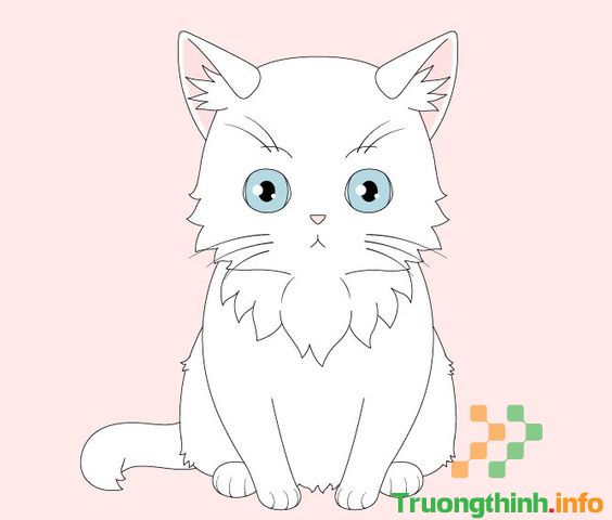                       Ảnh mèo cute hoạt hình, hình mèo cute anime dễ thương nhất