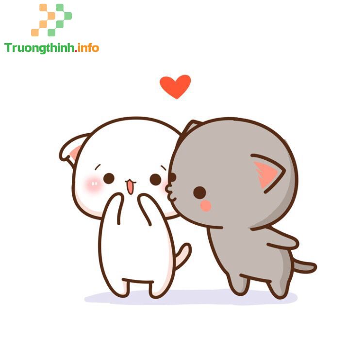                       Ảnh mèo cute hoạt hình, hình mèo cute anime dễ thương nhất