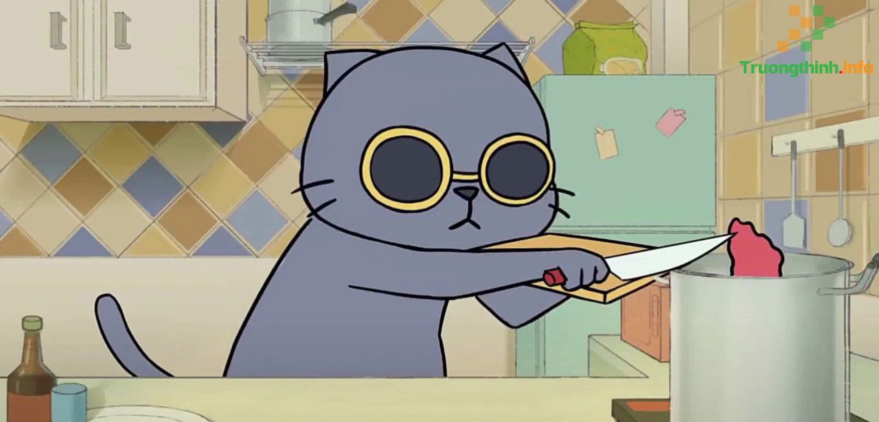                       Ảnh mèo cute hoạt hình, hình mèo cute anime dễ thương nhất