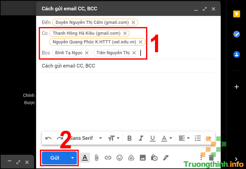 To, Cc, Bcc trong Gmail là gì? Cách phân biệt và sử dụng chính xác - Tin Công Nghệ