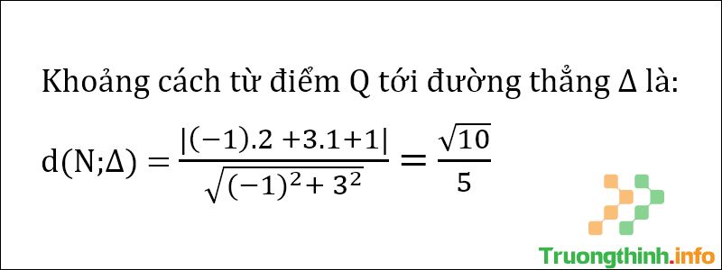 Công thức tính khoảng cách từ 1 điểm đến đường thẳng trong không gian - Tin Công Nghệ