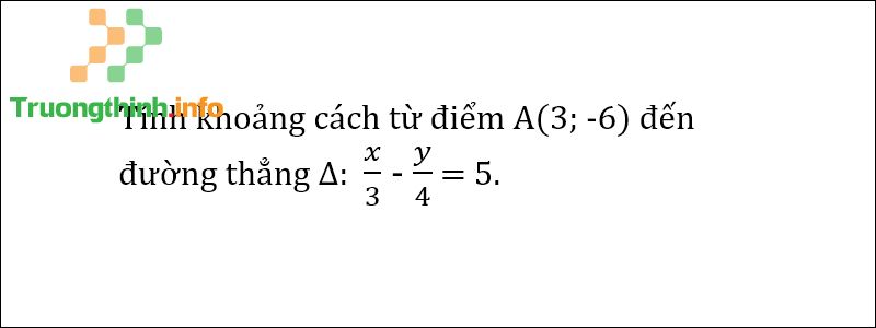 Công thức tính khoảng cách từ 1 điểm đến đường thẳng trong không gian - Tin Công Nghệ