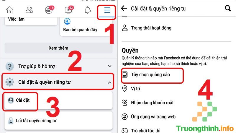 Cách không cho người khác thấy mình like, comment trên trang Facebook - Tin Công Nghệ