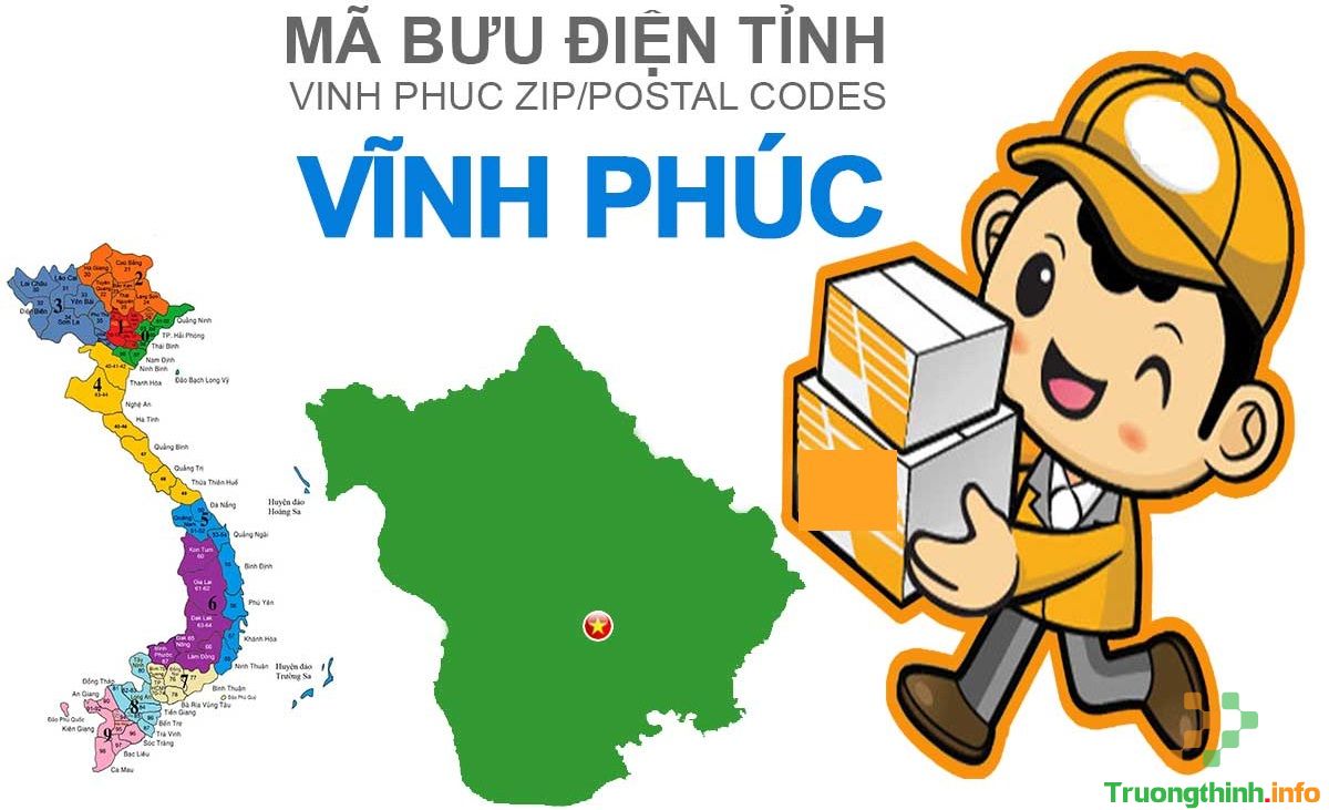 Mã zip Vĩnh Phúc: Bảng mã bưu điện, bưu chính các bưu cục mới nhất