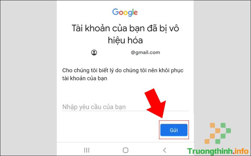 Cách khắc phục, lấy tại tài khoản Google, Gmail bị vô hiệu hoá cực dễ - Tin Công Nghệ