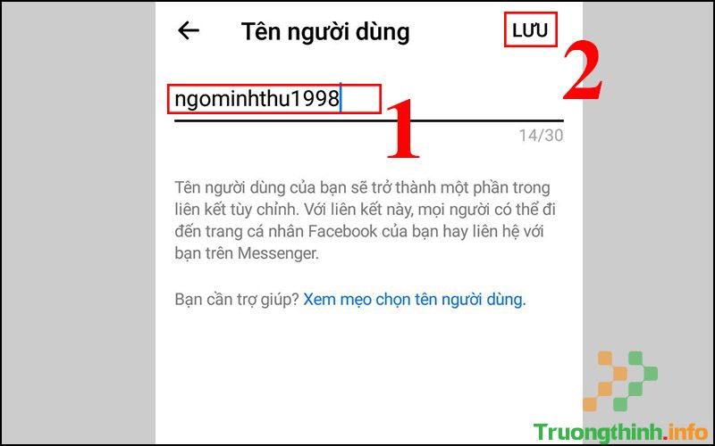 Cách đổi link Facebook cá nhân trên máy tính, điện thoại đơn giản - Tin Công Nghệ