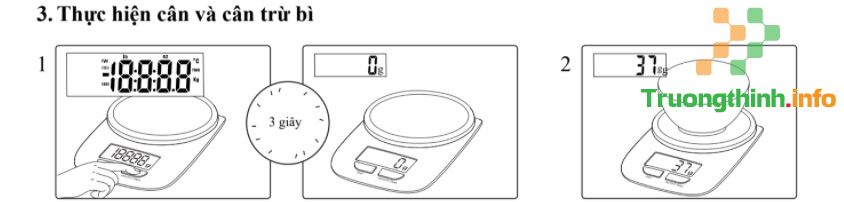                       Hướng dẫn sử dụng cân làm bánh Beurer KS25