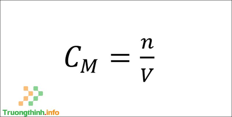 Công thức tính số mol, nồng độ mol & nồng độ phần trăm (C%) có bài tập - Tin Công Nghệ