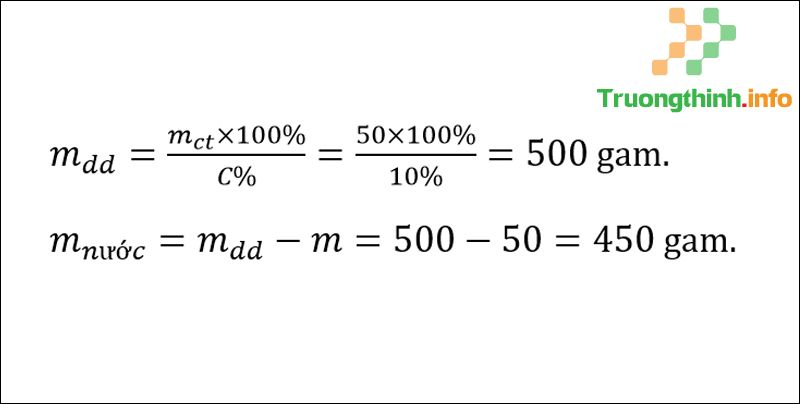 Công thức tính số mol, nồng độ mol & nồng độ phần trăm (C%) có bài tập - Tin Công Nghệ