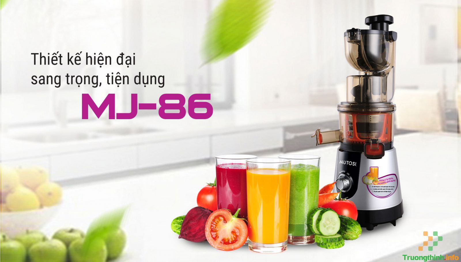                       Review máy ép chậm Mutosi MJ-86
