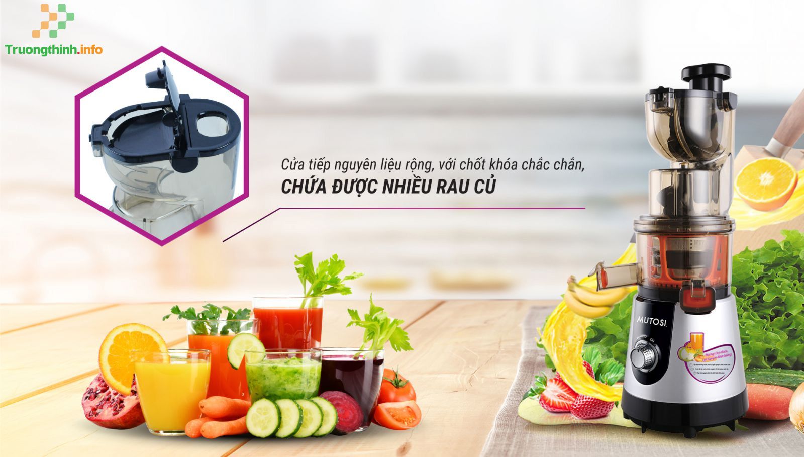                       Review máy ép chậm Mutosi MJ-86