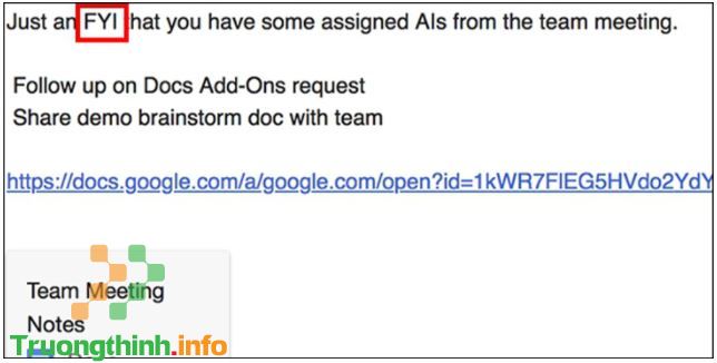                      FYI nghĩa là gì, được sử dụng như thế nào trong Email?