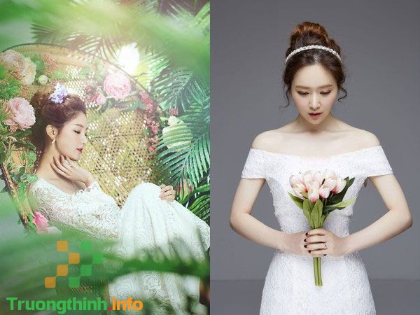                       Những kiểu tóc cô dâu đơn giản mà đẹp, dễ thương