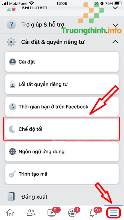                       Tìm hiểu cách bật chế độ tối (dark mode) trên Facebook, Messenger