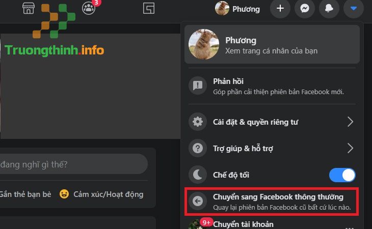                       Tìm hiểu cách bật chế độ tối (dark mode) trên Facebook, Messenger