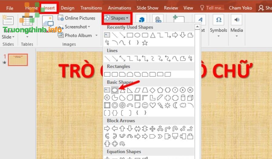                       Cách làm, tạo trò chơi ô chữ trên PowerPoint đơn giản