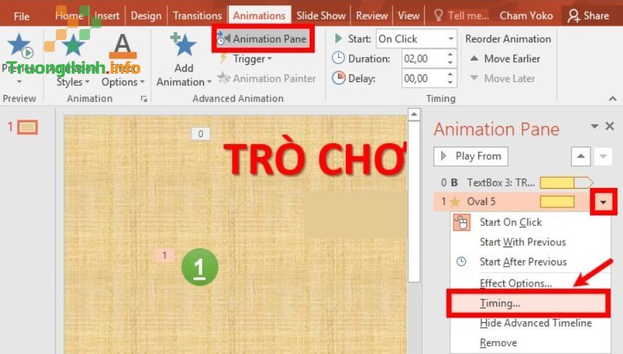                       Cách làm, tạo trò chơi ô chữ trên PowerPoint đơn giản