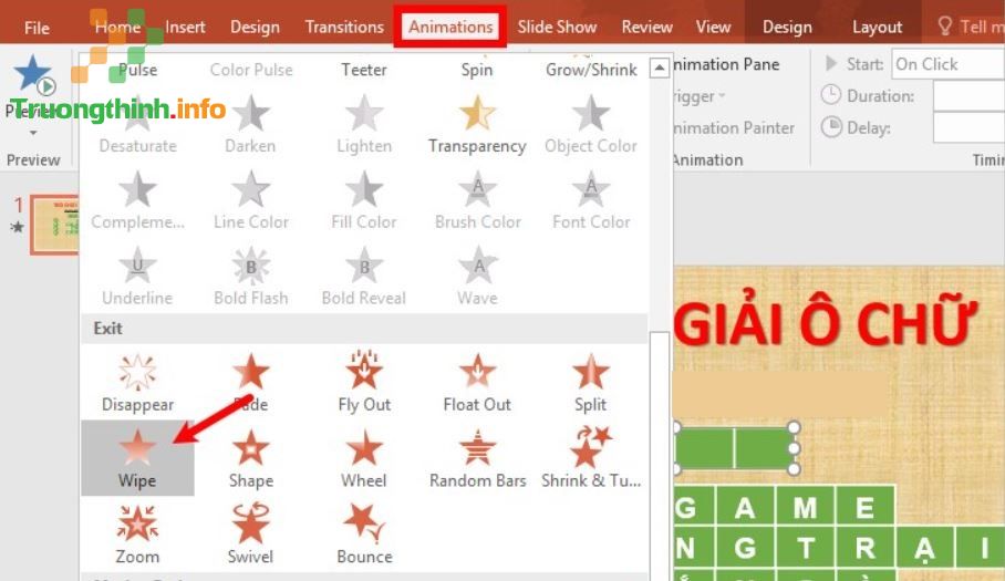                       Cách làm, tạo trò chơi ô chữ trên PowerPoint đơn giản