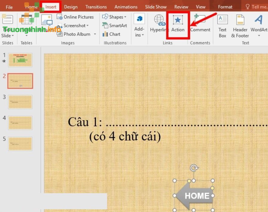                       Cách làm, tạo trò chơi ô chữ trên PowerPoint đơn giản