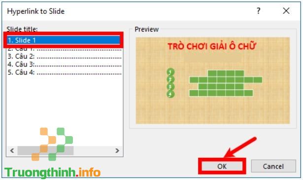                       Cách làm, tạo trò chơi ô chữ trên PowerPoint đơn giản