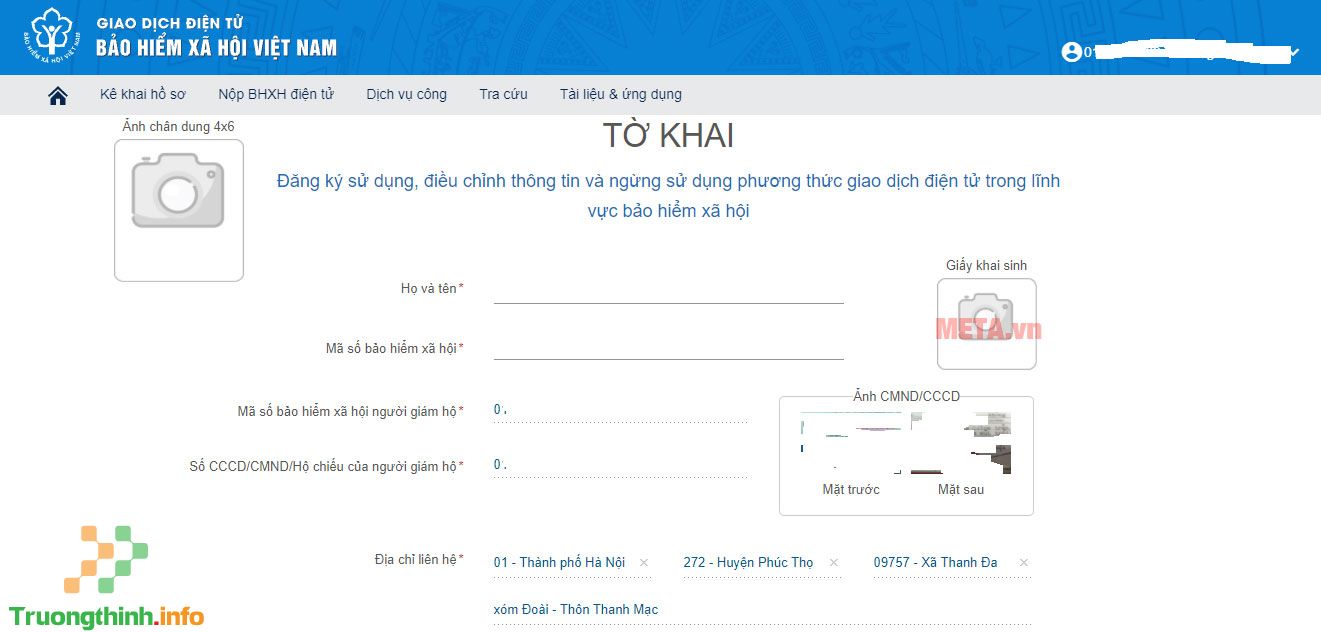                       Cách đăng ký bảo hiểm y tế trên VssID cho con
