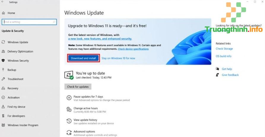                       Hướng dẫn cách update Win 11 chính thức