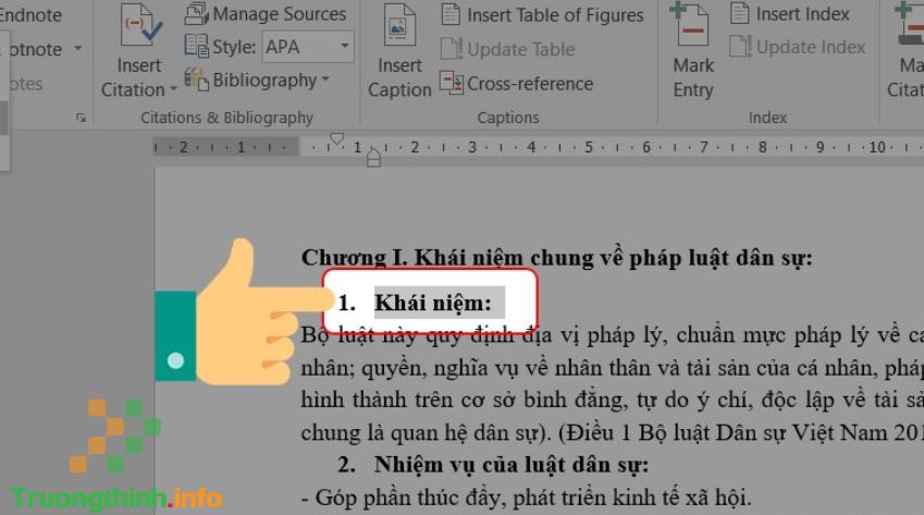                       Cách làm, tạo mục lục tự động trong Word 2010, 2013, 2016, 2019