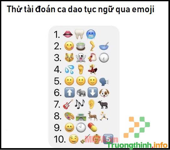 Thử tài đoán ca dao tục ngữ qua emoji icon, hình ảnh