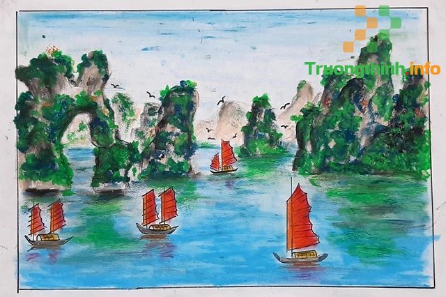                       20+ Bức tranh phong cảnh quê hương đơn giản dễ vẽ mà đẹp