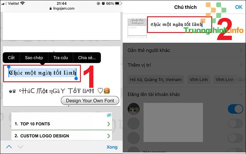 Cách viết chữ kiểu, font chữ khác trên Facebook, Instagram siêu xinh - Tin Công Nghệ