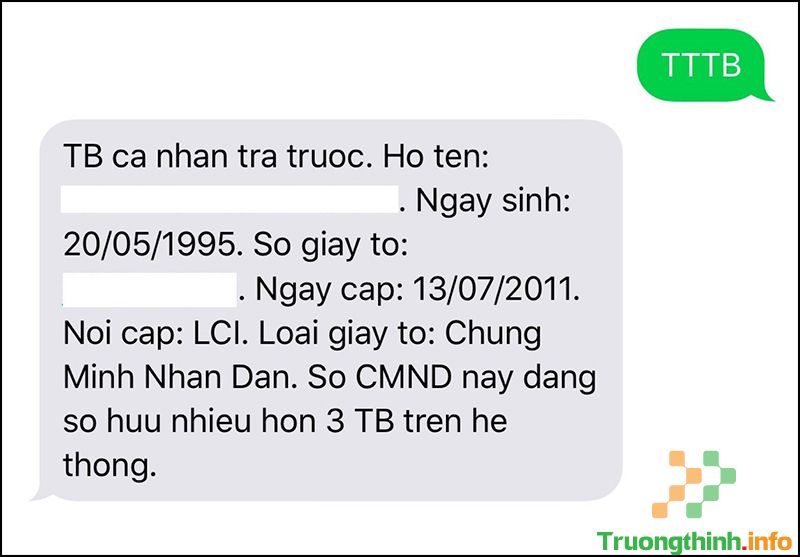 Cách kiểm tra số điện thoại qua CMND với nhà mạng Viettel, Vina, Mobi - Tin Công Nghệ