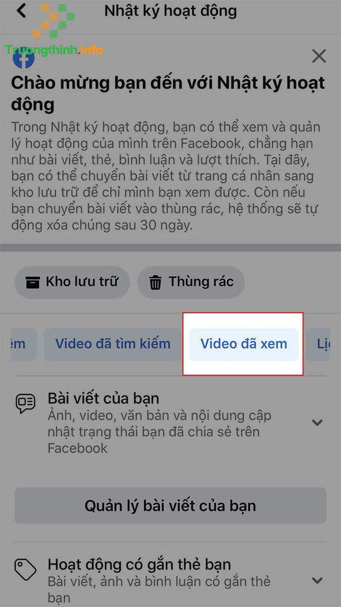                       Cách xóa lịch sử xem video trên Watch Facebook nhanh nhất
