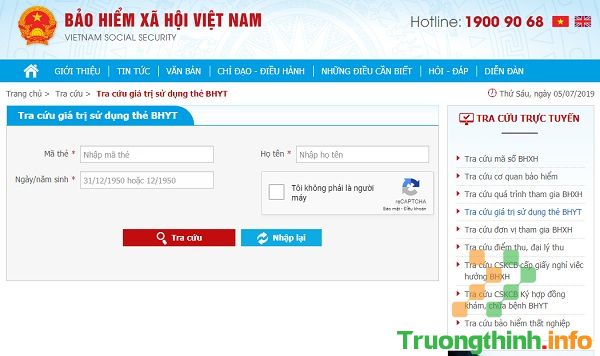                       Cách tra cứu mã số thẻ bảo hiểm y tế, thời hạn, giá trị sử dụng thẻ BHYT chi tiết nhất