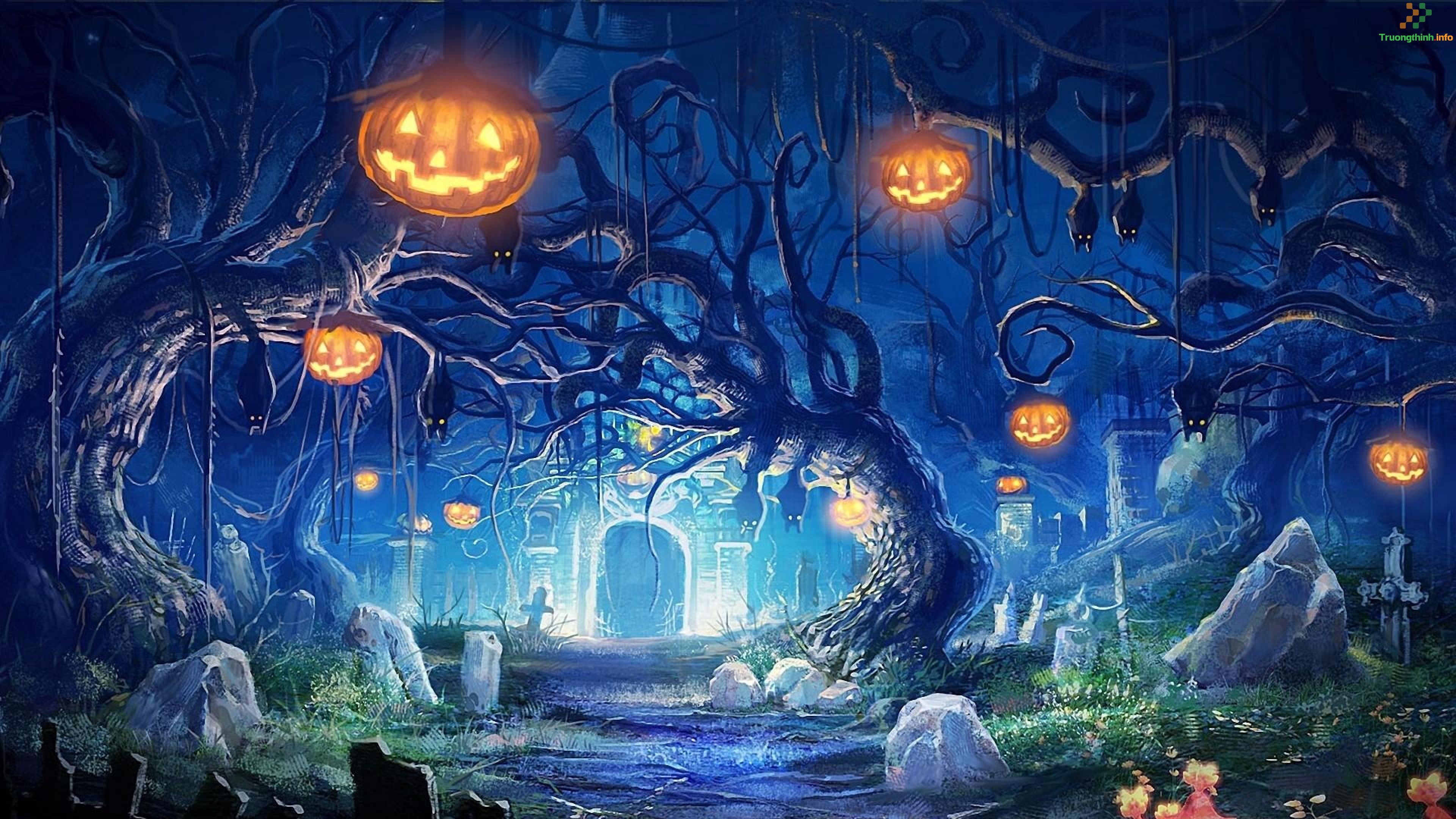                       Các mẫu background Halloween đẹp nhất